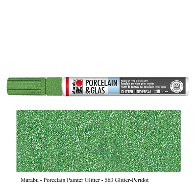 Bild Malstift Glitter-Peridot 1-2mm für Glas/Porzellan