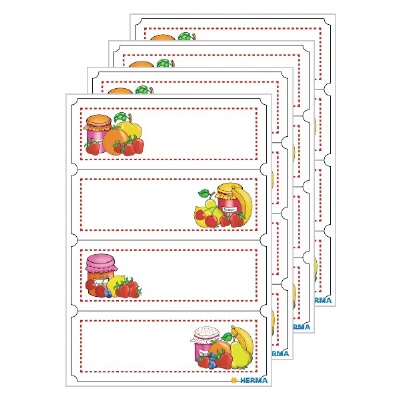 Bild Küchenetiketten "Fruchtauswahl" (16 Aufkleber)