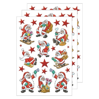 Bild Sticker "Weihnachtsmann 1" (63 Aufkleber)