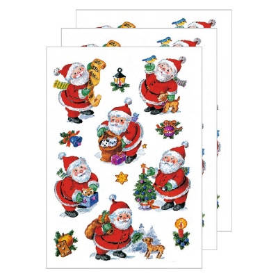 Bild Sticker "Weihnachtsmann 2" (36 Aufkleber)