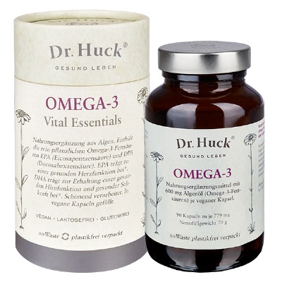 Bild Omega-3-Fettsäuren Dr. Huck Kapseln Vegan (noWaste)