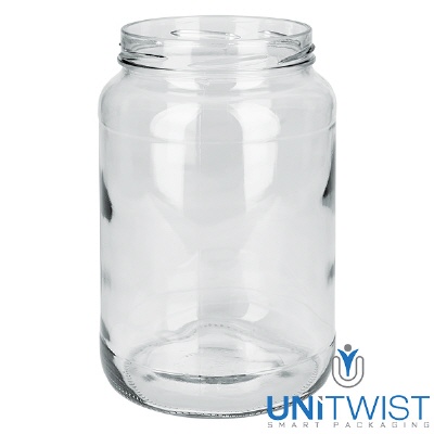 Bild 1700ml Rundglas ohne Deckel (TO100) UNiTWIST
