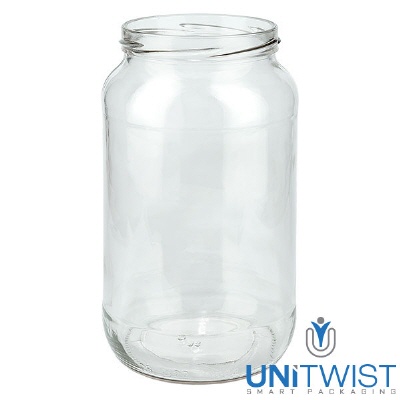 Bild 1062ml Rundglas ohne Deckel (TO82) UNiTWIST
