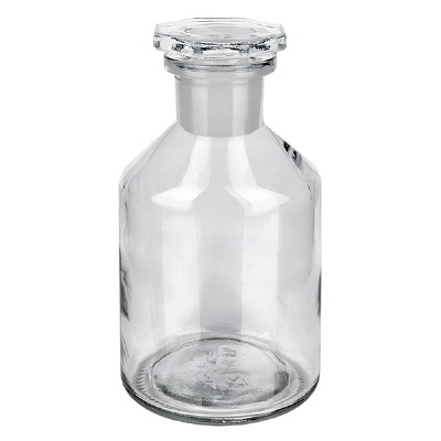 Bild Steilbrustflasche 50ml klar Enghals Glasstopfen